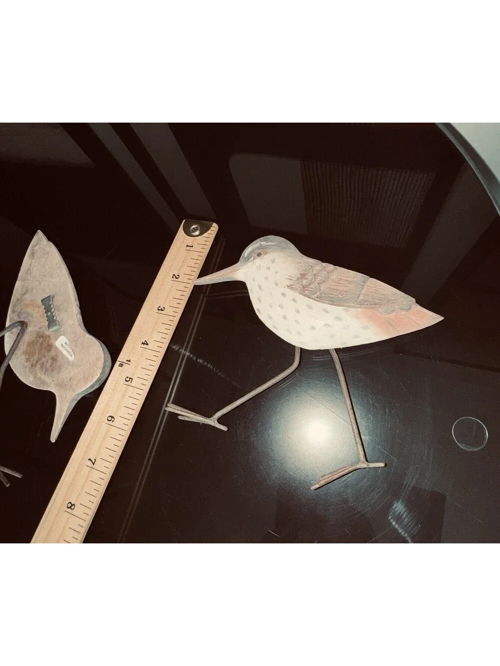 Coastal Shorebird Sandpiper Wood Metal Wall Decor Beach House Art Vintage Set 3